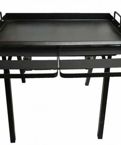 Cajun Classic Steel Grill For Two Burner Stove Anchor Legs