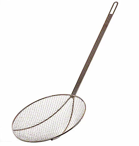 Cajun Classic 12 Inch Aluminum Cooking Skimmer