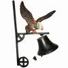 Cajun Classic Cast Iron Cookware Cast Iron Eagle Hanging Outdoor Dinner Bell