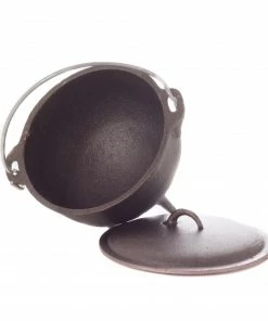 Cajun Classic Cajun Class Small Jambalaya Pot Seasoned Cast Iron Cookware