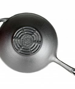 Cajun Classic Seasoned Cast Iron Wok Cast Iron Cookware
