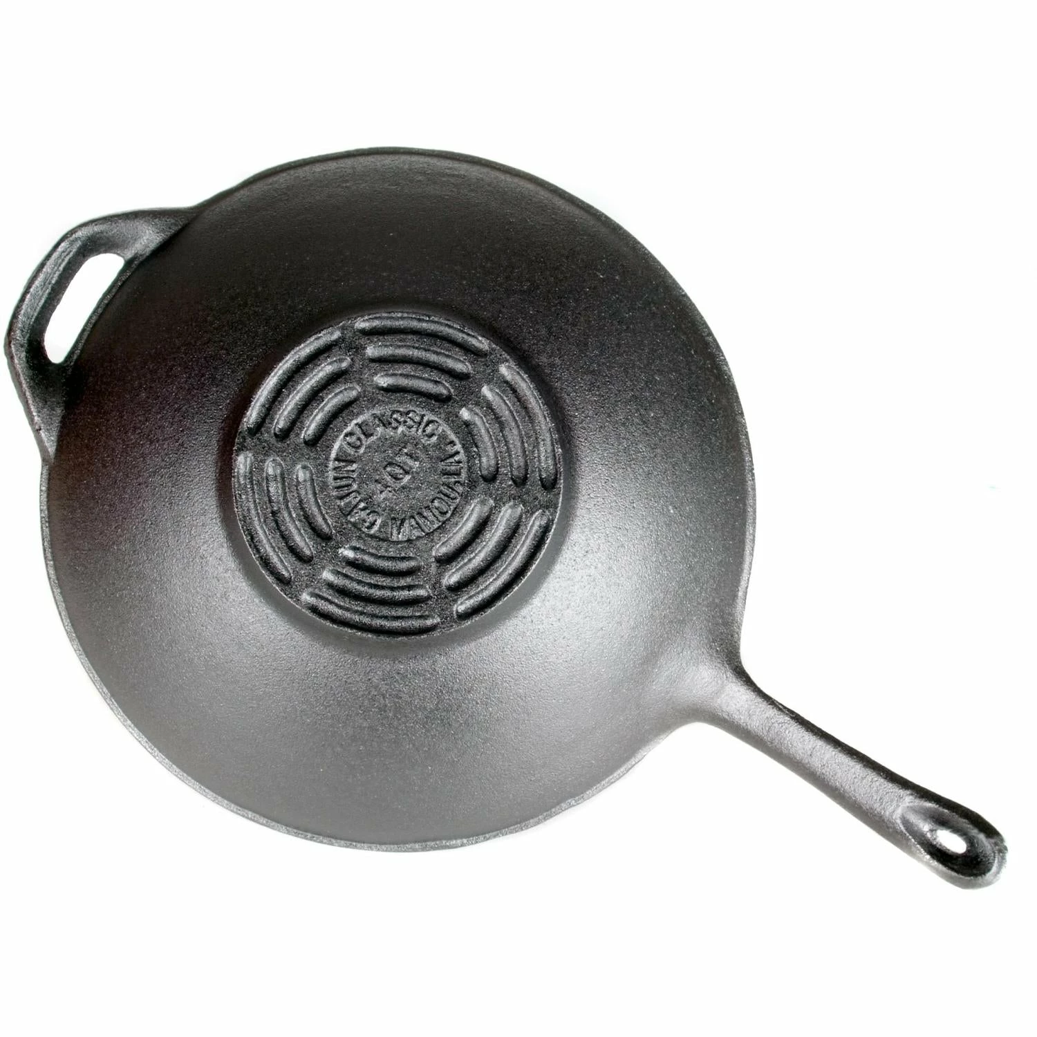 Cajun Classic Seasoned Cast Iron Wok Cast Iron Cookware