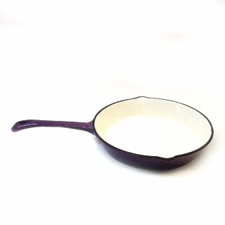Cajun Classic 8 Inch Enamel Purple Skillet