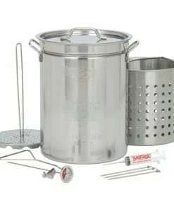 Turkey Fryers Bayou Classic Stainless Steel Turkey Fryer 32 Qt Pot