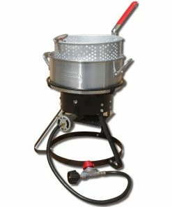 Fish Fryers King Kooker Outdoor Cooker Package With Aluminum Fry Pan