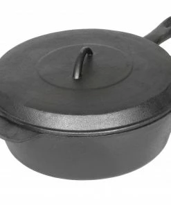 Cajun Classic Seasoned Small Cast Iron Chicken Fryer Cast Iron Cookware