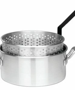 Fish Fryers Bayou Classic 10 Quart Aluminum Deep Fryer Pot (No Lid)