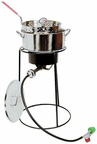 King Kooker Stainless Steel Fish Fryer Outdoor Cooking Kit