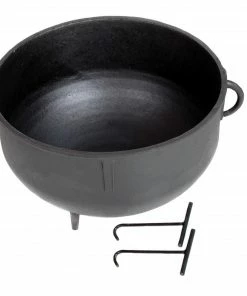 Cast Iron Cookware Cajun Classic Seasoned Jambalaya Pot 10 Gallon
