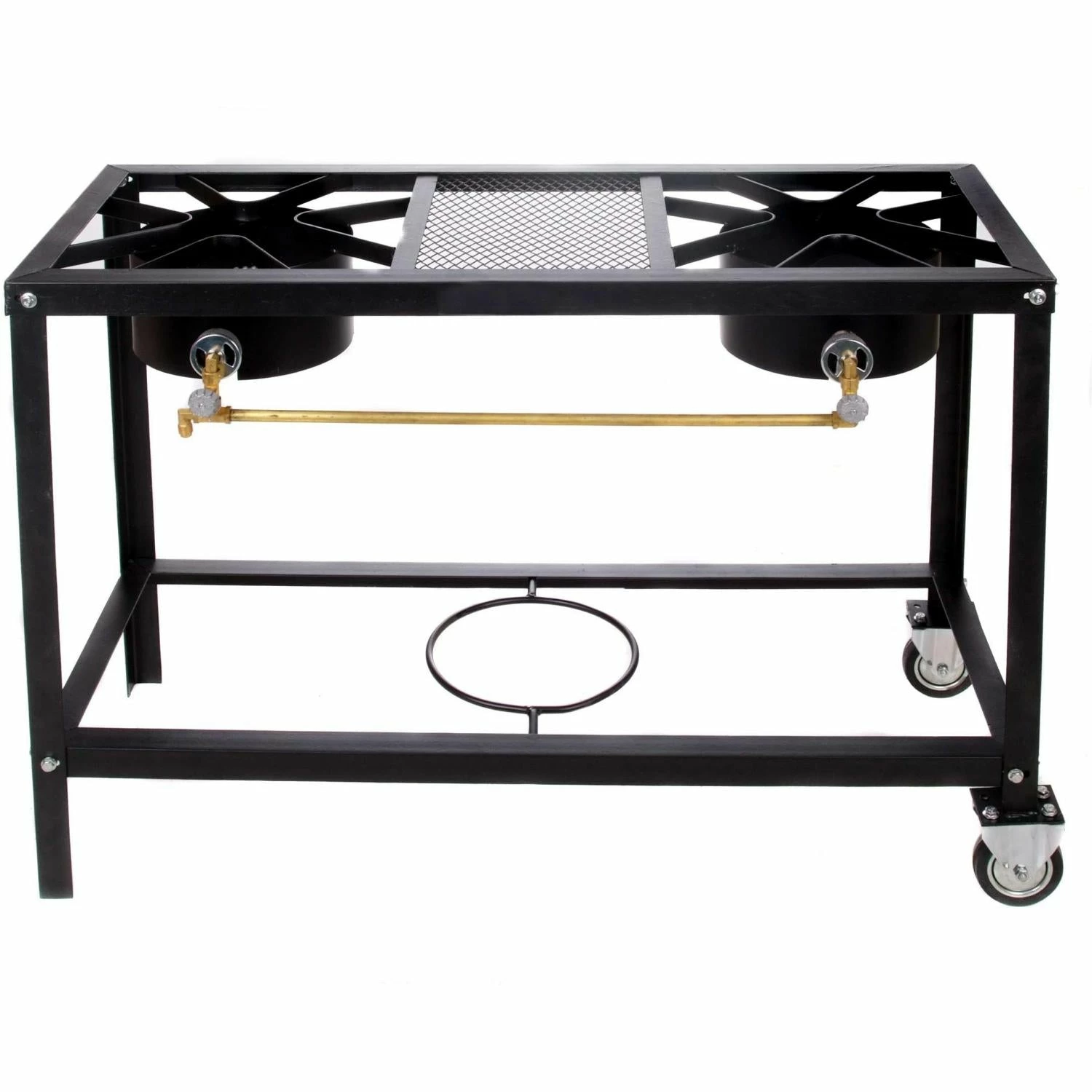 Propane Burners Cajun Classic 2 Burner Stove On Wheel Cart Low Pressure