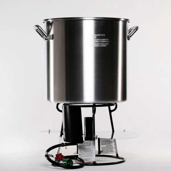 King Kooker Outdoor Double Jet Cooker Kit With 60 Quart Aluminum Pot