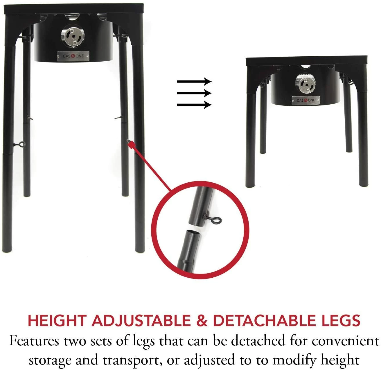 Cajun Outdoor Cooking Tall High Pressure Propane Burner Fish Fryers