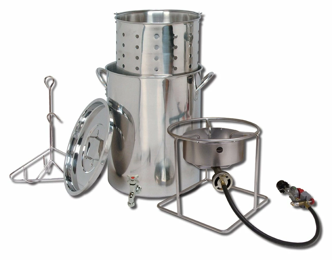 Turkey Fryers King Kooker Deluxe Stainless Steel Turkey Frying Kit
