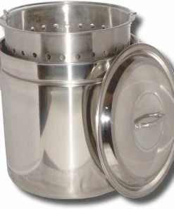 King Kooker Stock Pots 102 Qt Stainless Steel Steamer Stock Pot