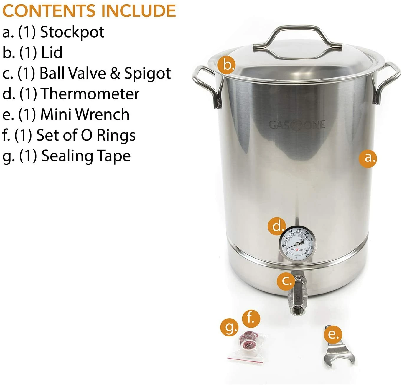 Cajun Outdoor Cooking 10 Gallon Brew Pot Kit