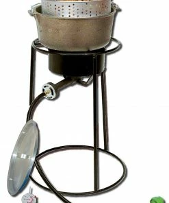 Cast Iron Cookware King Kooker Cast Iron Dutch Oven Outdoor Fryer Cooking Kit