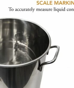 Cajun Outdoor Cooking 8 Gallon Stainless Steel Stock Pot With Spigot Brew Pots