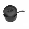 Bayou Classic 1 Quart Cast Iron Saucepan With Lid Cast Iron Cookware