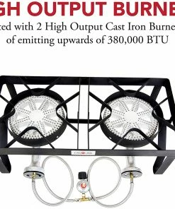 Cajun Outdoor Cooking Heavy Duty Double Propane Burner