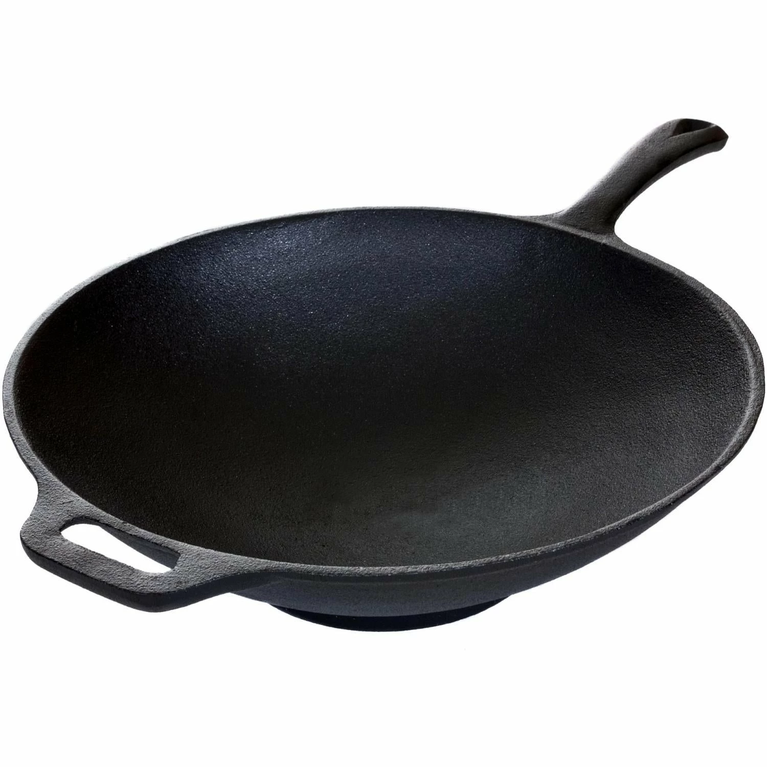 Cajun Classic Seasoned Cast Iron Wok Cast Iron Cookware