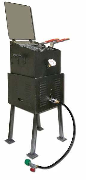 King Kooker V Bottom Double Large Fish Fryer Multi Purpose Cooker Fish Fryers