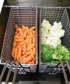 King Kooker V Bottom Double Large Fish Fryer Multi Purpose Cooker Fish Fryers