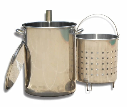 King Kooker Stainless Steel Oil Free Turkey Fryer Pot Turkey Fryers