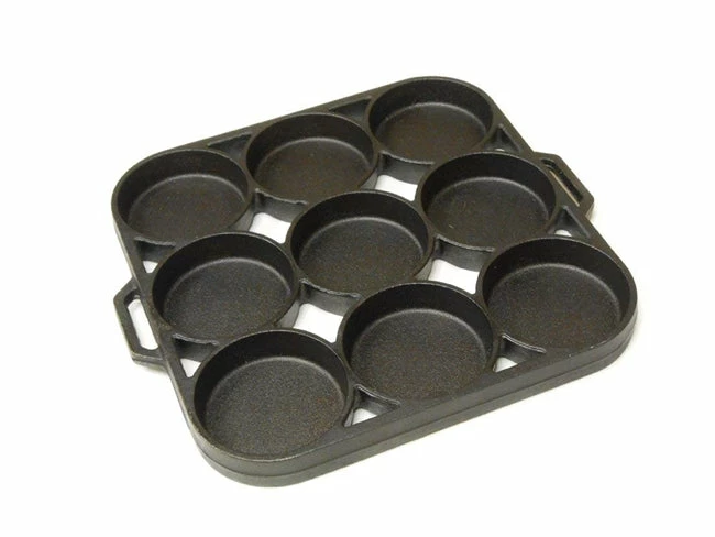 King Kooker Cast Iron Cookware Cast Iron Biscuit Pan