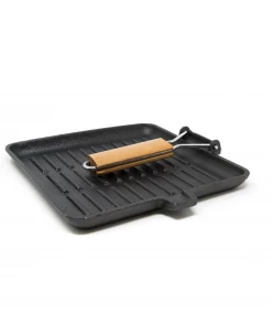 Cajun Outdoor Cooking Cast Iron Square Griddle Pan Cast Iron Cookware