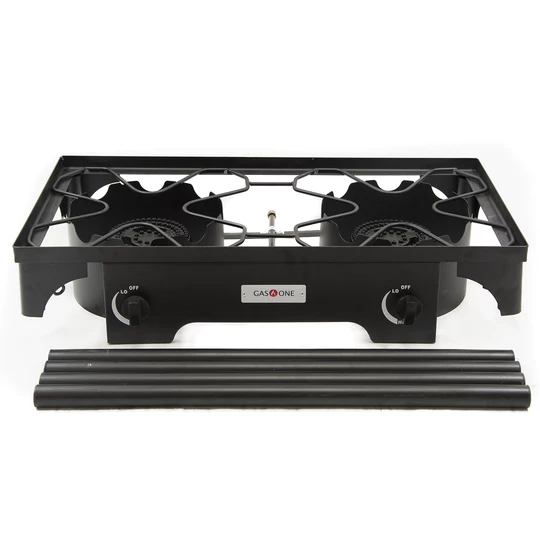 Cajun Outdoor Cooking Propane Burners High Pressure Double Fry Burner