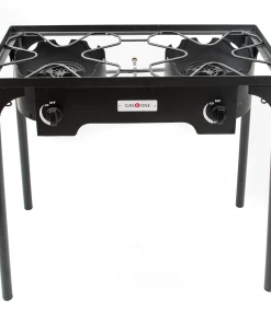 Cajun Outdoor Cooking Propane Burners High Pressure Double Fry Burner