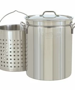 Stock Pots Bayou Classic 62 Quart Stainless Steel Stock Pot Kit 1160
