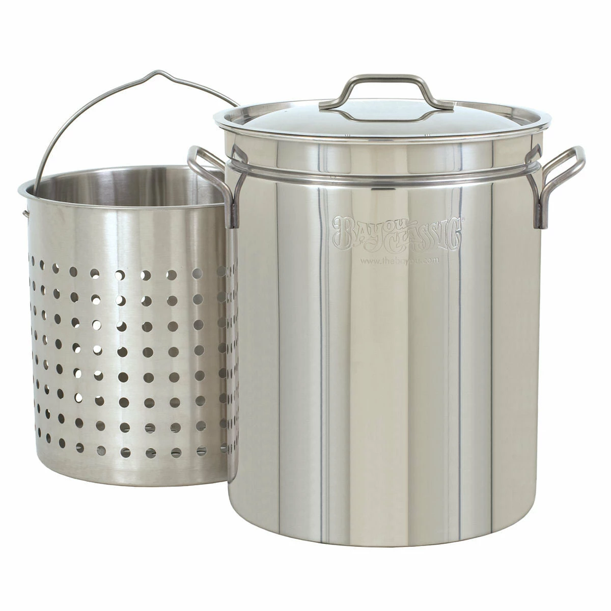 Stock Pots Bayou Classic 62 Quart Stainless Steel Stock Pot Kit 1160