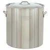 Bayou Classic 102 Qt Stainless Steel Pot & Lid Stock Pots