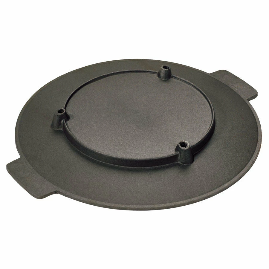 Bayou Classic Cast Iron Campfire Griddle Discada Cast Iron Cookware