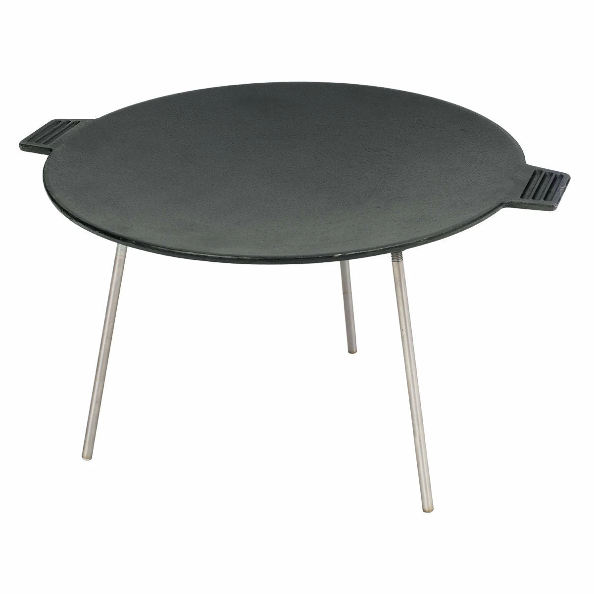 Bayou Classic Cast Iron Campfire Griddle Discada Cast Iron Cookware