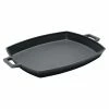 Bayou Classic Shallow Cast Iron Bacon Pan Cast Iron Cookware