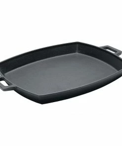 Bayou Classic Shallow Cast Iron Bacon Pan Cast Iron Cookware