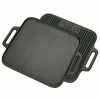 Cast Iron Cookware Bayou Classic Cast Iron Reversible Square Griddle