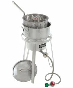 Fish Fryers Bayou Classic Stainless Outdoor Cooker Fish Fryer