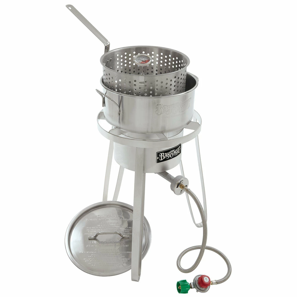 Fish Fryers Bayou Classic Stainless Outdoor Cooker Fish Fryer