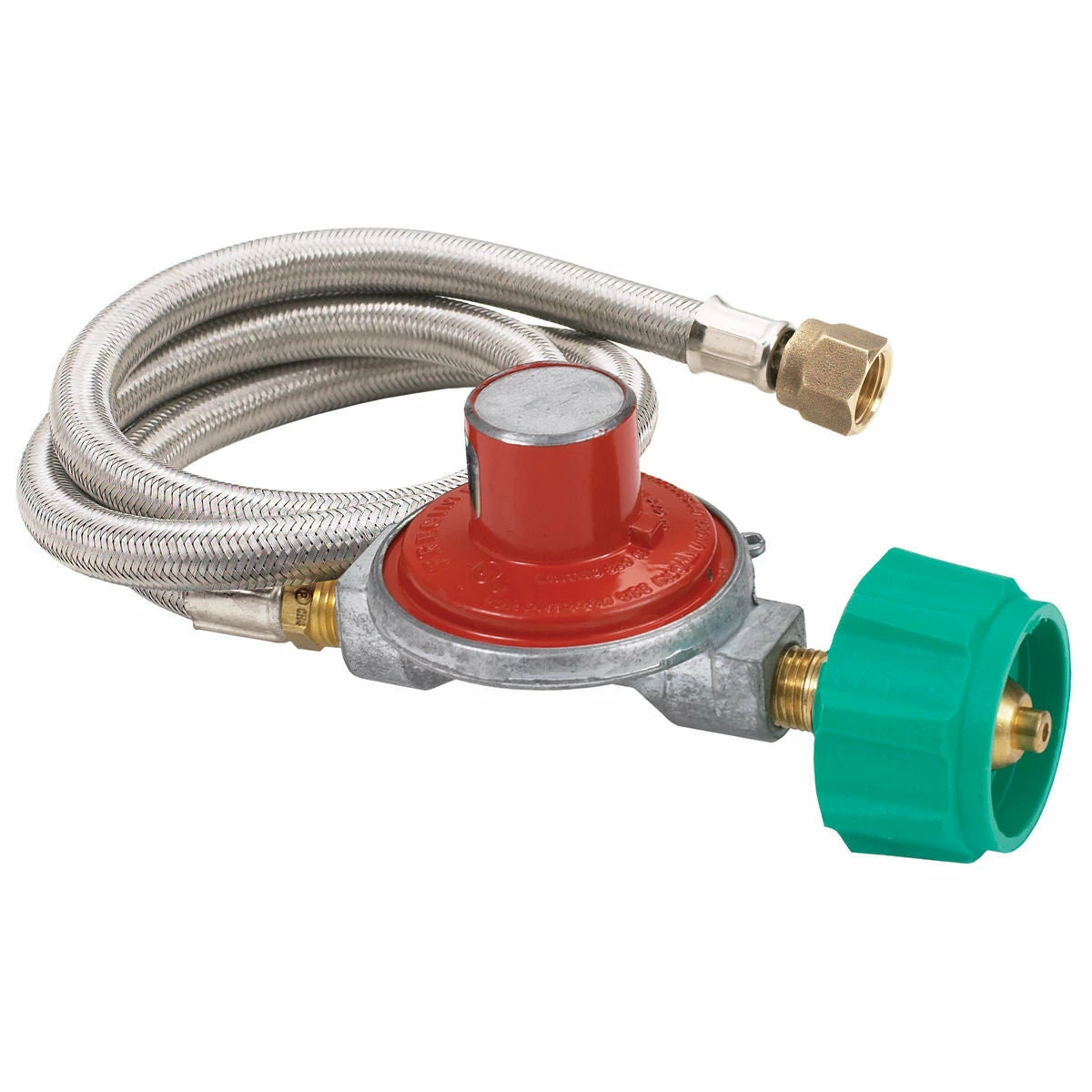 Bayou Classic Stainless Steel 10 PSI Propane Regulator Kit