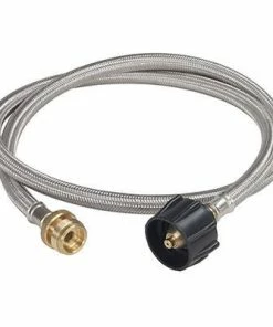 Propane Parts Bayou Classic 4 Foot Stainless Steel LPG Adapter Hose