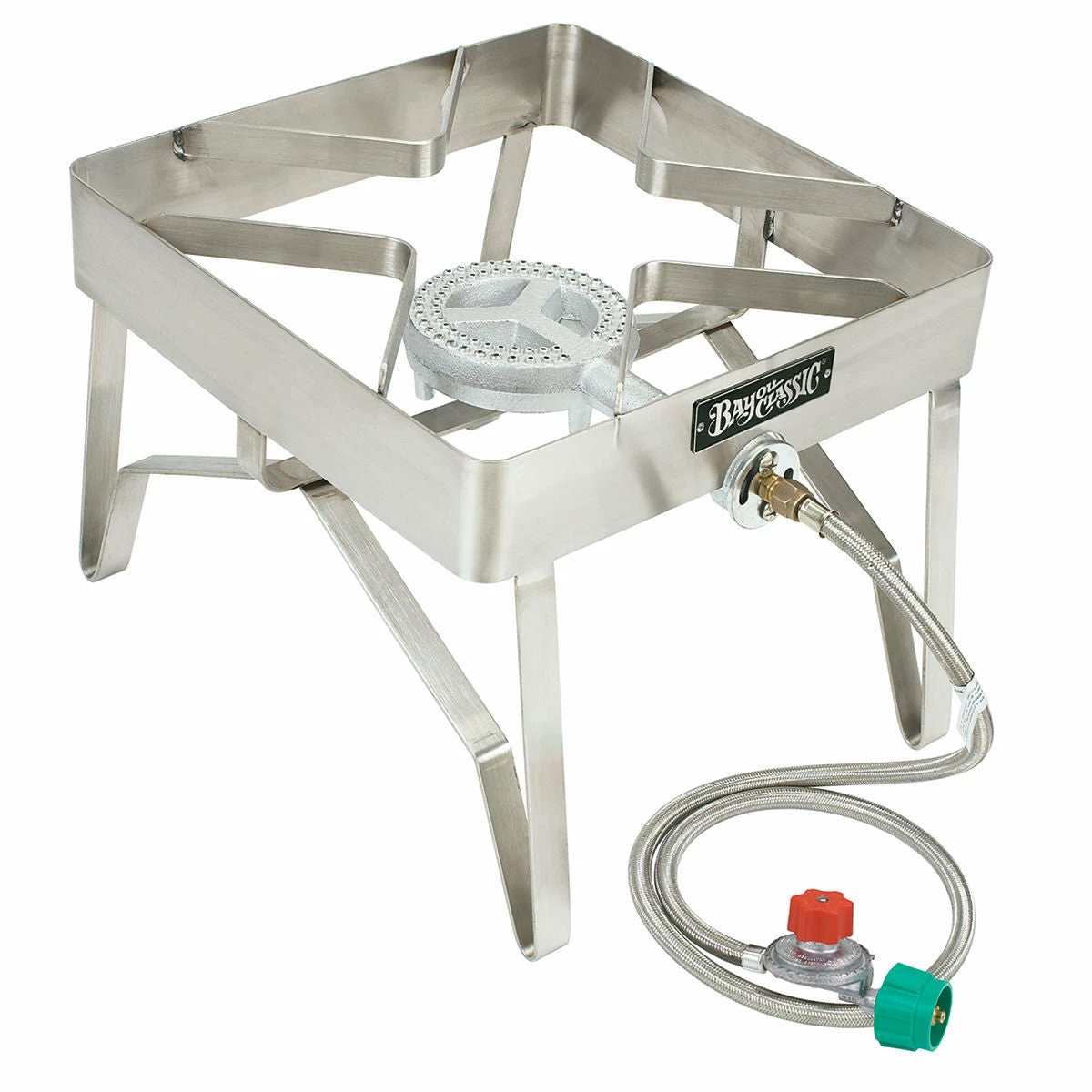 Bayou Classic Stainless Steel Square Propane Burner Propane Burners